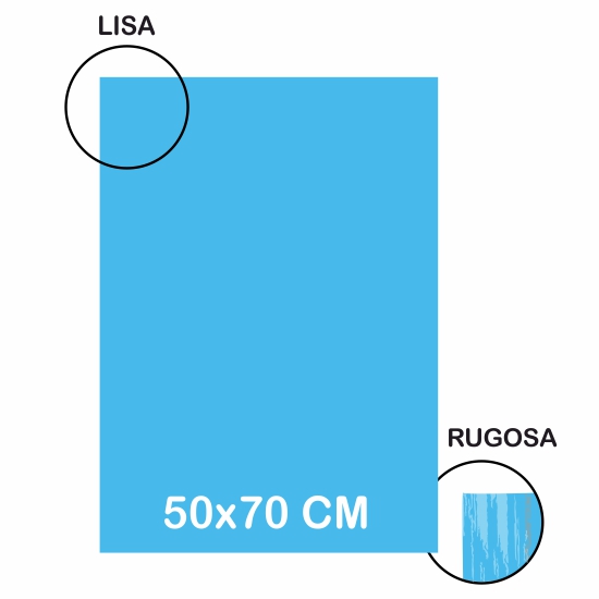 CARTULINA LR 220GR 50X70 AZUL TURQUESA