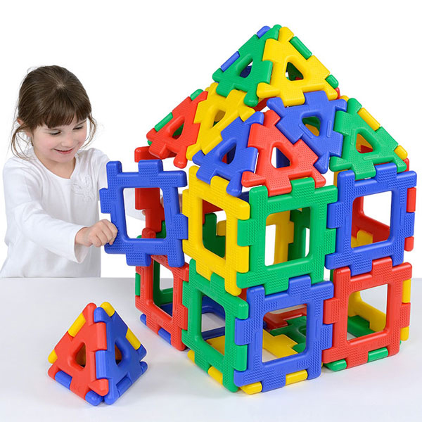 SET 40 PIEZAS 21CM POLYDRON GIGANTE