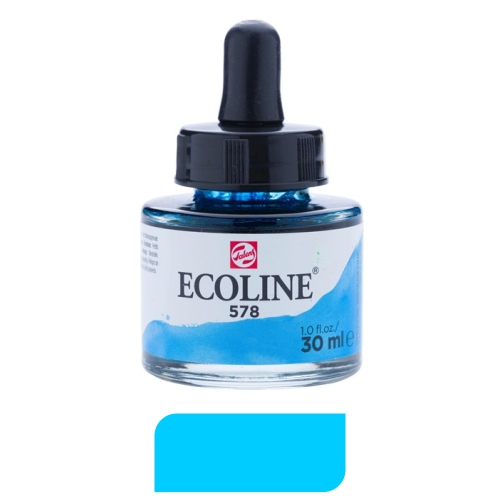 ACUARELA LIQUIDA 30ML AZUL CYAN 578