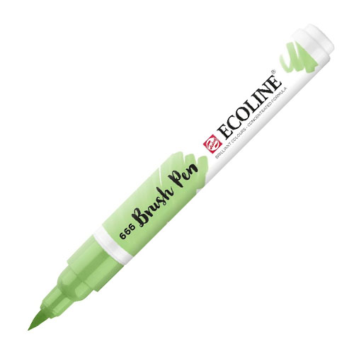 ROTULADOR ACUARELABLE VERDE PASTEL 666