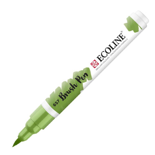 ROTULADOR ACUARELABLE VERDE FUERTE 657