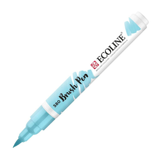 ROTULADOR ACUARELABLE AZUL PASTEL 580