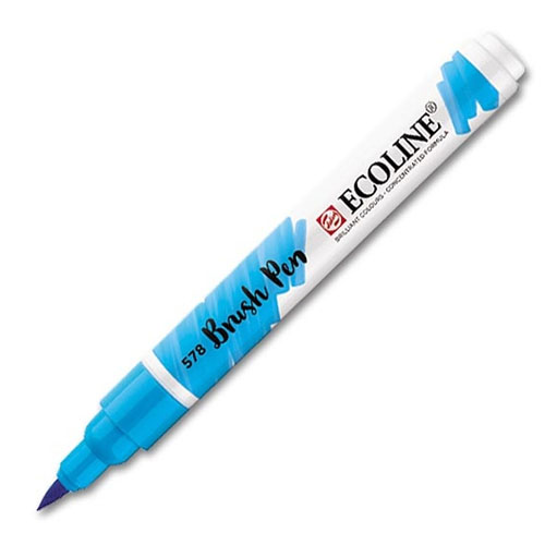 ROTULADOR ACUARELABLE AZUL CYAN 578
