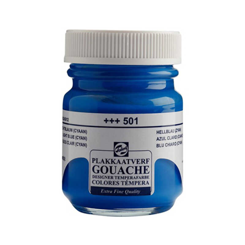 TEMPERA GOUCHE TALENS 50ML AZUL CYAN 50