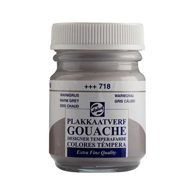 TEMPERA GOUCHE TALENS 50ML GRIS CAL 718