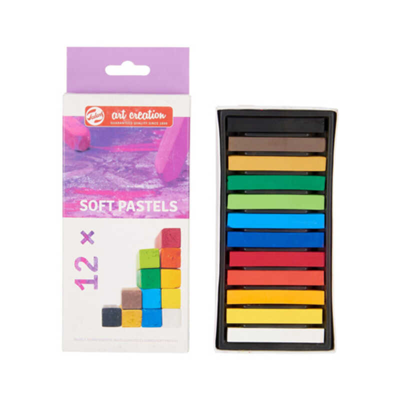 PAQ. 12 BARRAS PASTEL SUAVE ART CREATIO