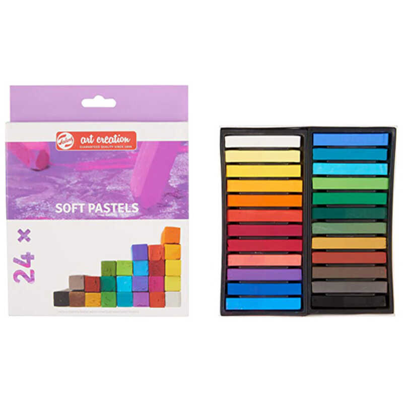 PAQ. 24 BARRAS PASTEL SUAVE ART CREATIO