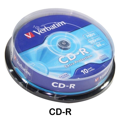 TARRINA 10 CD-R 700MB. 80MIN. S/CAJA