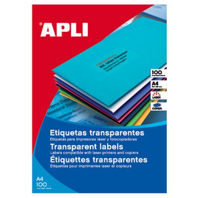 ETIQUETAS TRANSPARENTES PARA INYECCION