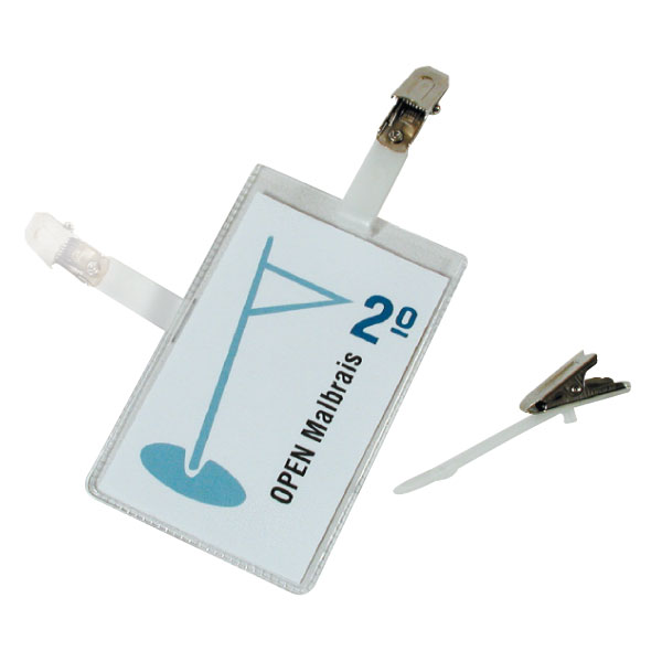 IDENTIFICADORES 70X108MM CON PINZA+TIRA