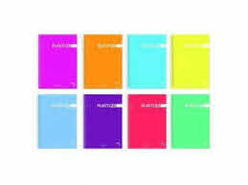 LIBRETA T.A5 80H 90GR BLANCO T/PLASTICO