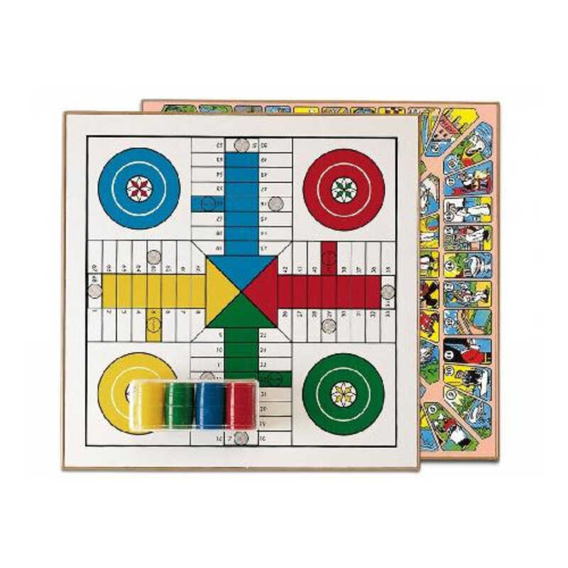 TABLERO PARCHIS - OCA 33CM + FICHAS