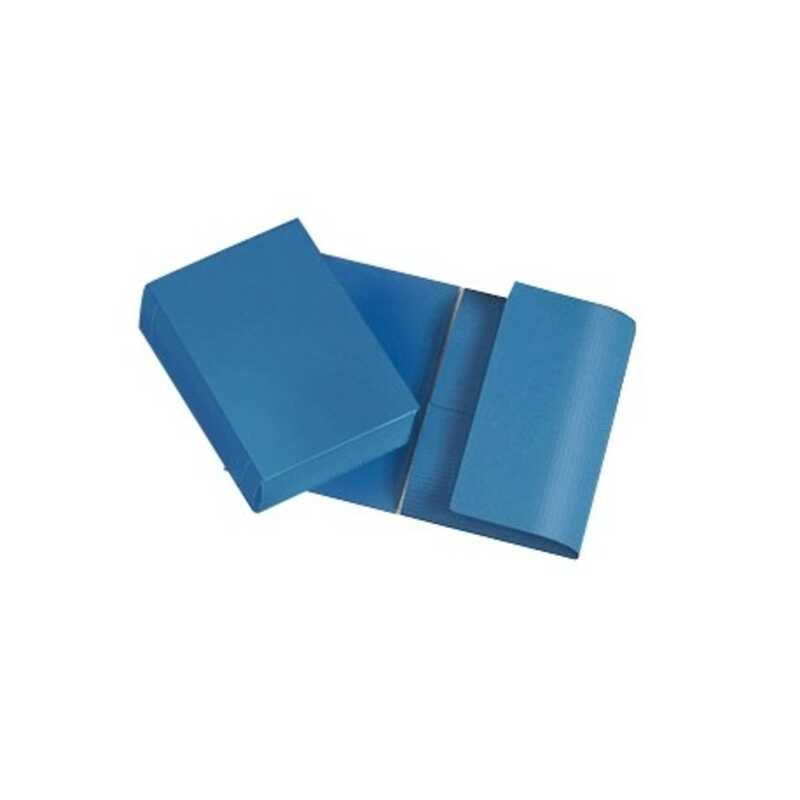 CARPETA LOMO EXTENSIBLE AZUL C/GOMA