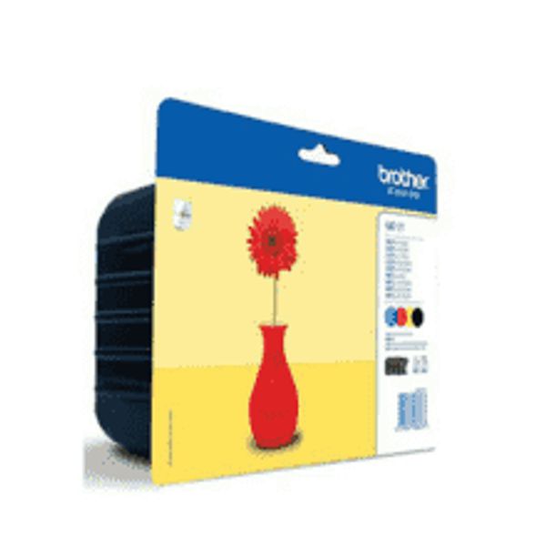 PAQ. 4 CARTUCHOS BROTHER LC-121 300 PAG.