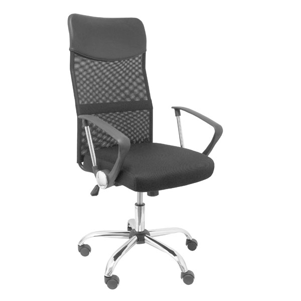 SILLA GONTAR MEC.BASCULANTE BRAZOS NEGR