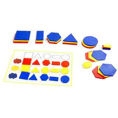 BLOQUES LOGICOS 60 PIEZAS + 16 ACTIVI.