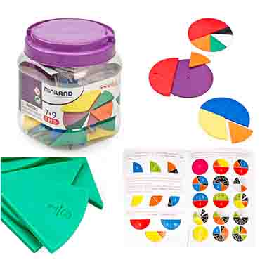 SET DE FRACCIONES 60 PIEZAS PLASTICO