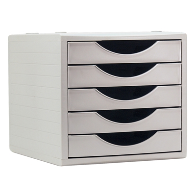 MODULO 5 CAJONES GRIS OPACO