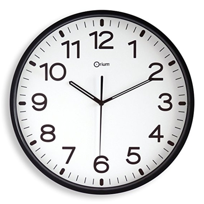 RELOJ DE PARED ANALOGICO 30CM NEGRO