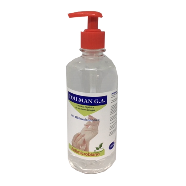 DOSIFICADOR 500ML GEL HIDROALCOHOLICO
