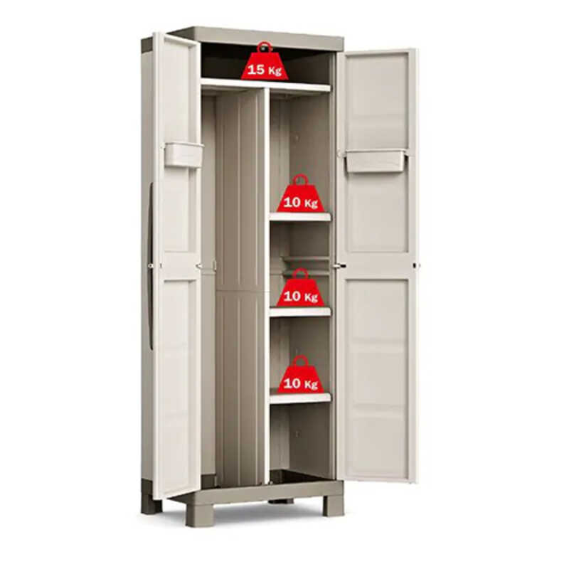 ARMARI ESCOMBRES 65X45X182CM ARENA-GRIS