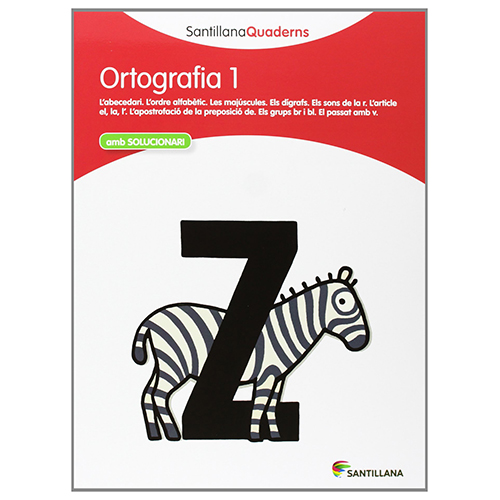 CUADERNO ORTOGRAFIA 1 SANTILLANA