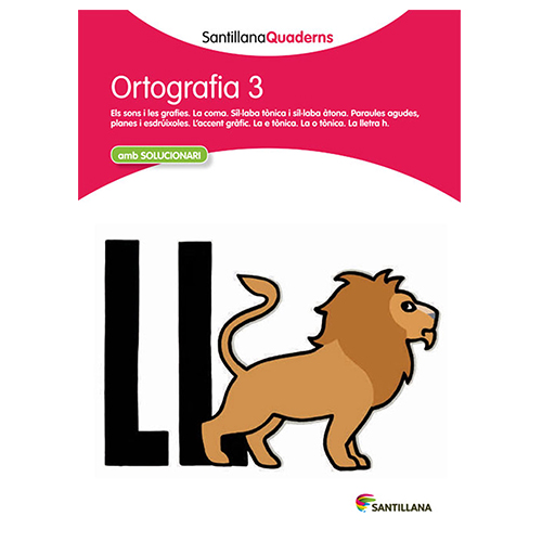 CUADERNO ORTOGRAFIA 3 SANTILLANA
