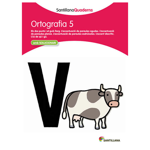 CUADERNO ORTOGRAFIA 5 SANTILLANA