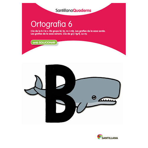 CUADERNO ORTOGRAFIA 6 SANTILLANA