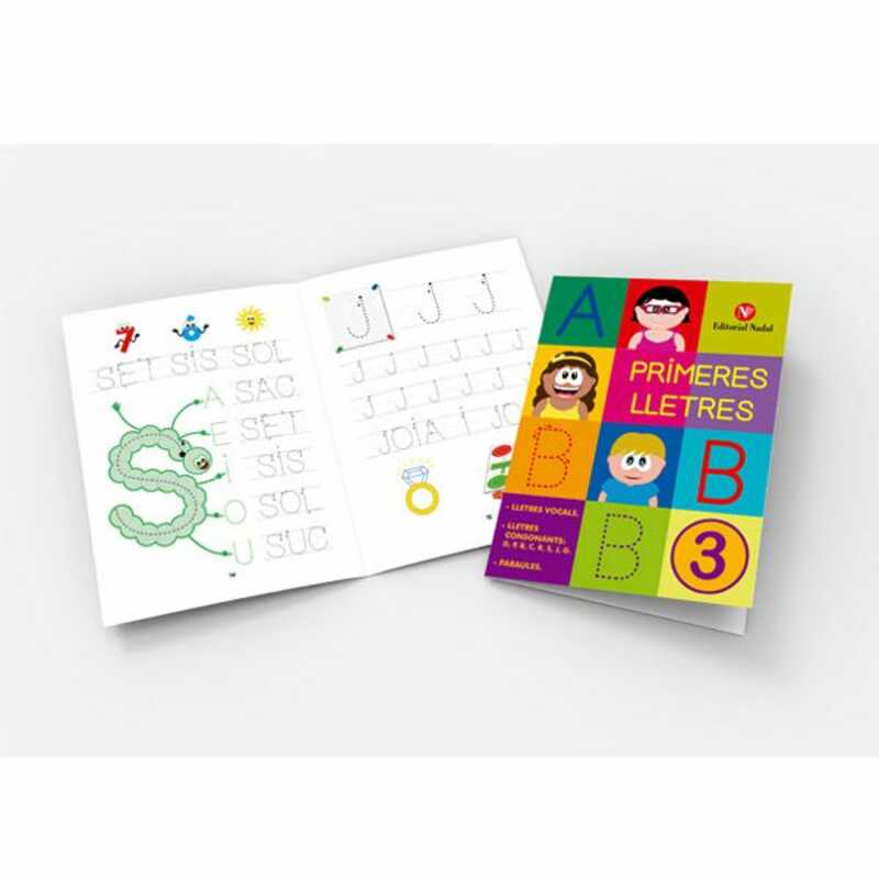 CUADERNO PRIMERAS LETRAS DE PALO Nº3