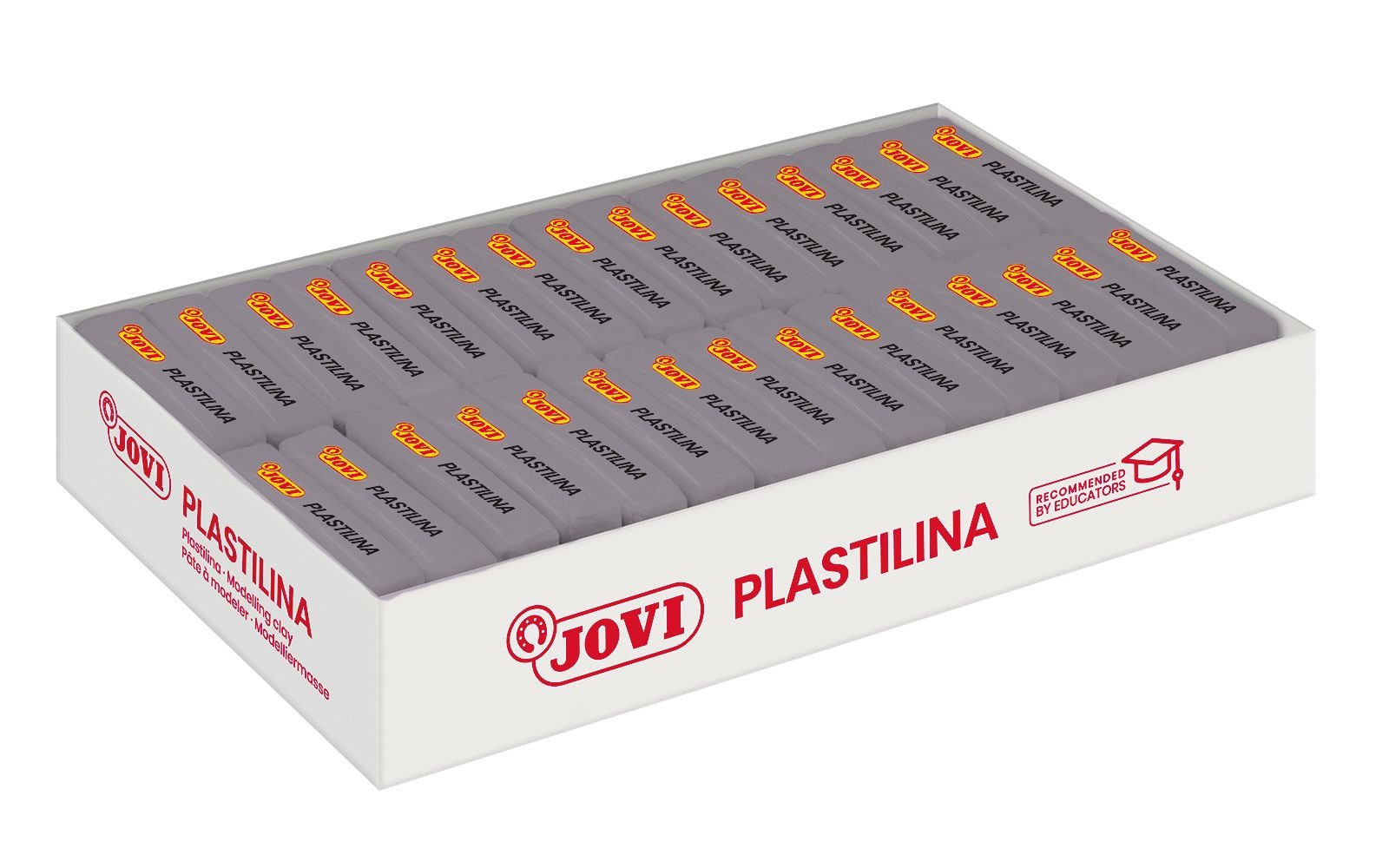 PLASTILINA 50GR COLOR GRIS JOVI