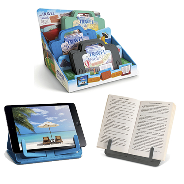 atril plastico viaje 3 colores