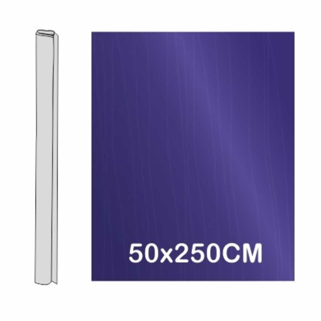 rollo pinocho metalizado azul 50x250cm