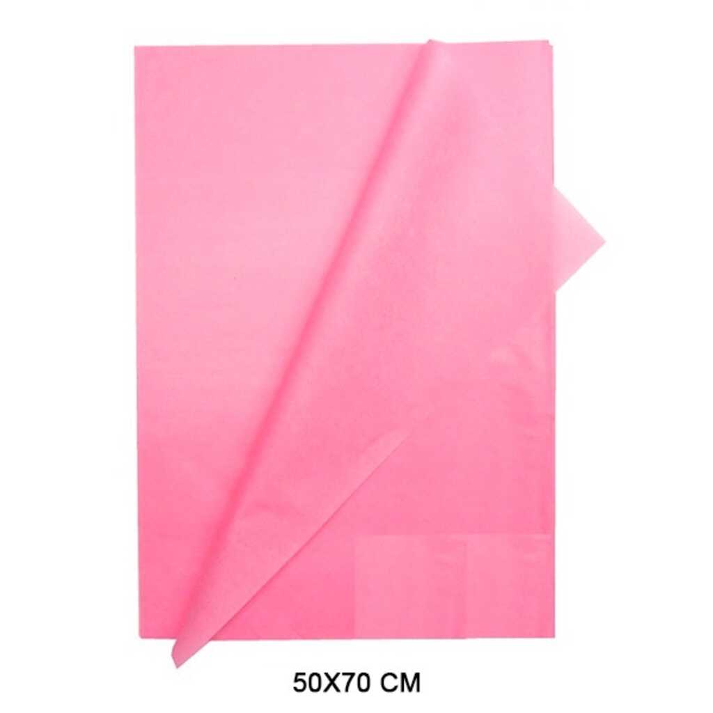 paquet 26 fulls seda rosa 50x70cm