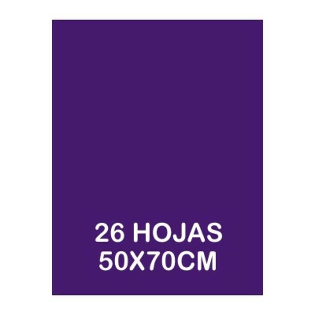 paquet 26 fulls seda lila fort 50x70cm