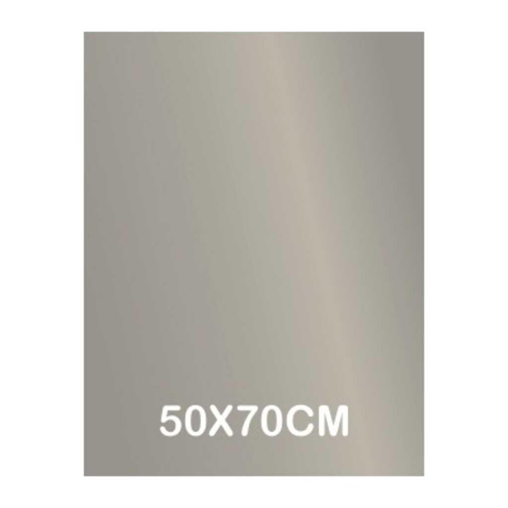 full seda gebrada plata/negre 50x70cm