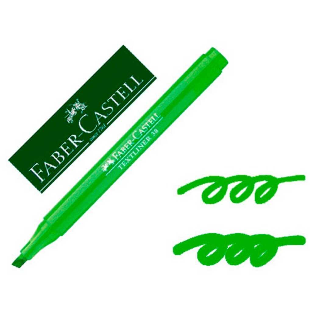 marcador fluorescente textliner verde