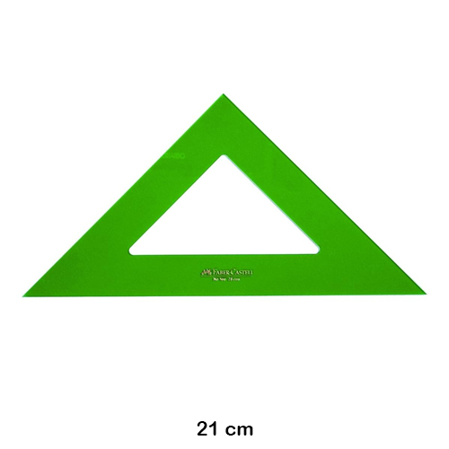 escuadra 21 cms sin graduar