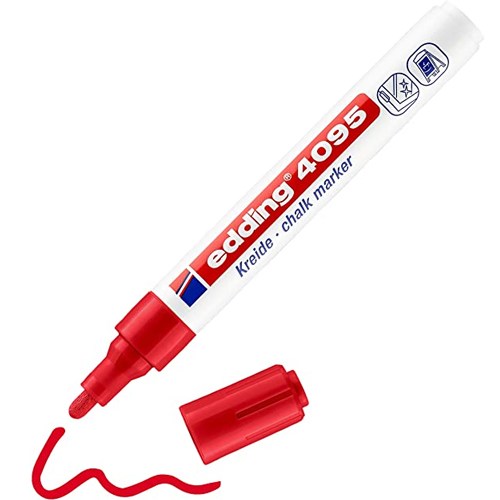 retolador pissarra edding 4095 vermell