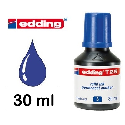 botella tinta permanent 30ml blava