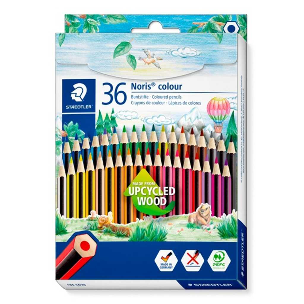 caixa 36 colors staedtler noris colour