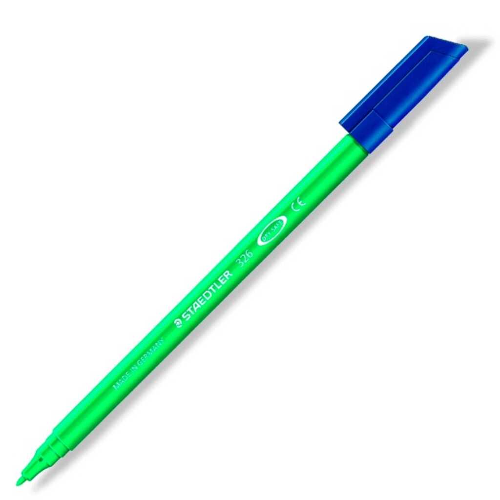 c.10 rotuladores staedtler verde fuerte