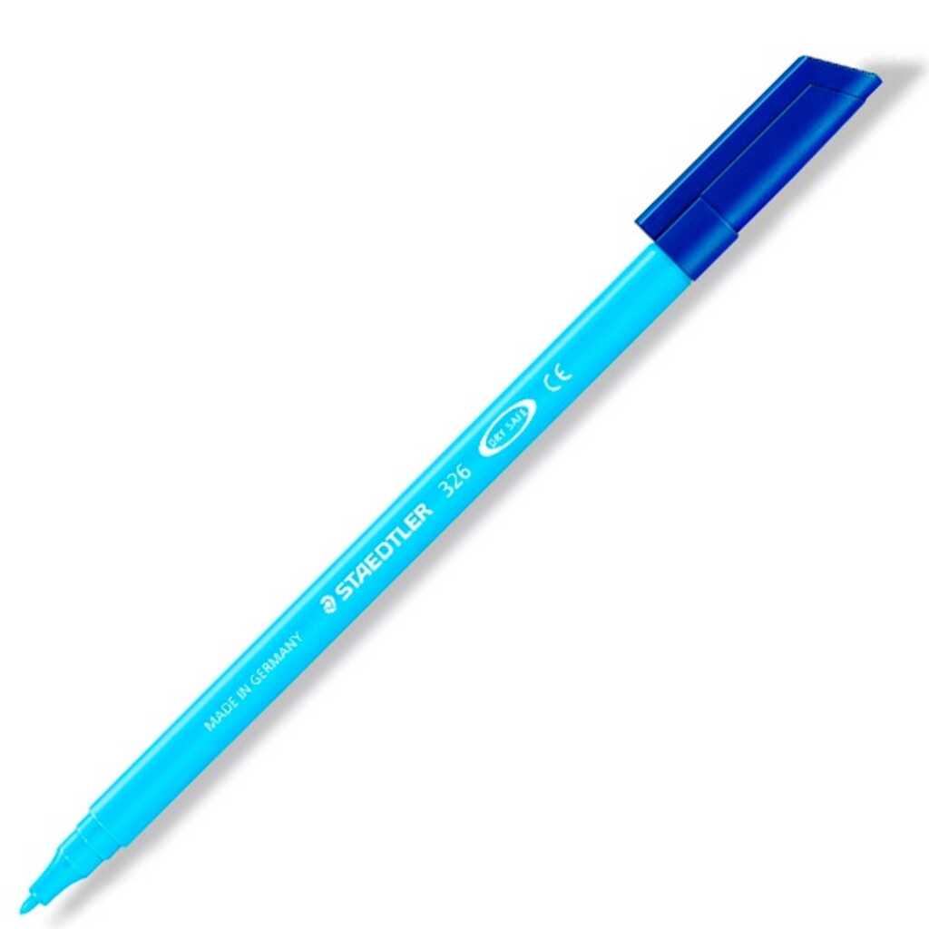 c.10 rotuladores staedtler azul claro