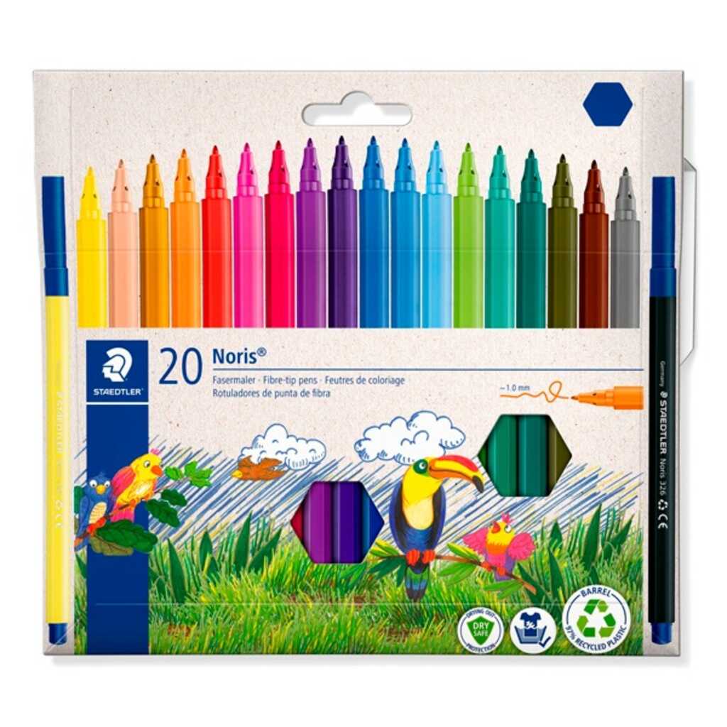 caja 20 rotuladores p/media staedtler