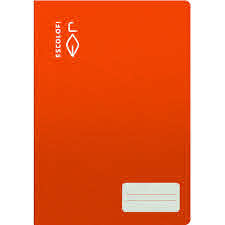 libreta t.4 16h pauta 3'5mm naranja