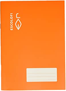 llibreta 1/4 16f/70gr 6x6+marge naranja