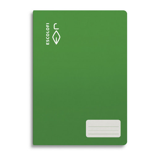 libreta t.4 16h cuadricula 5x5 mm verde