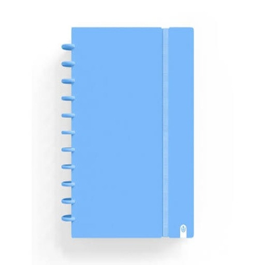libreta a4 80h cuadricula 6x6mm azul
