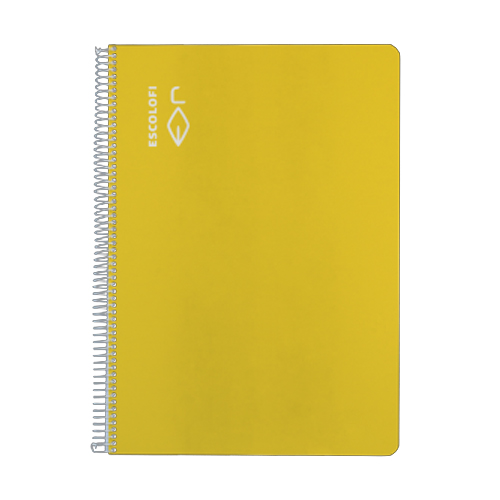 libreta t.folio 8x8mm c/m 50h. amarillo