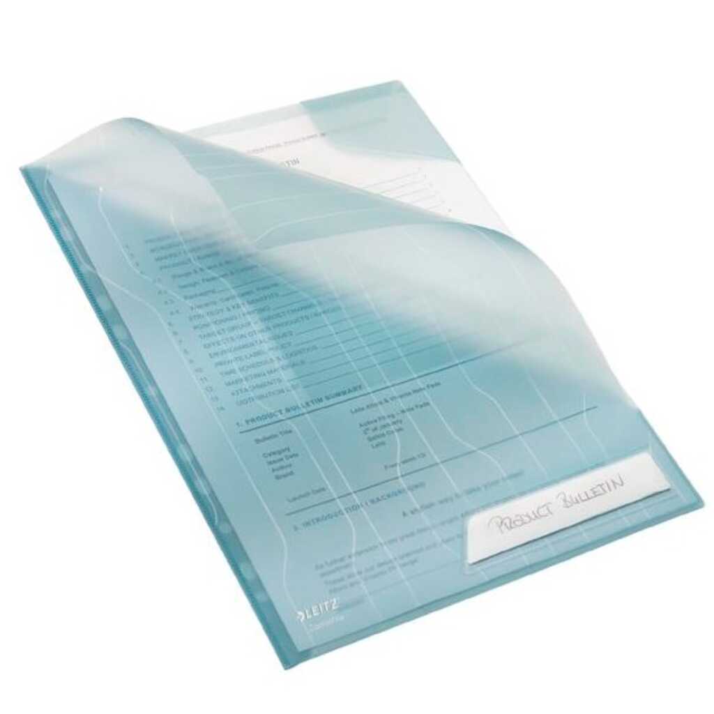 pack 5 dossiers combifile plastico azul